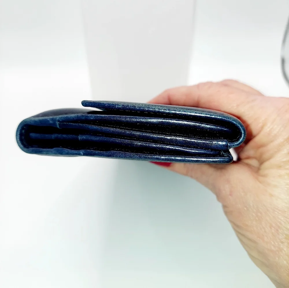 Bvlgari Black Lambskin Leather Long Wallet